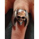 winged Skull Stainless steel ring size 22