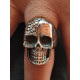 Skull Stainless steel ring size 22