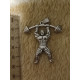 Fitness Body builder with weight steel pendant