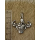 Fitness Body builder torso steel pendant