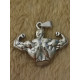 Fitness Body builder torso steel pendant