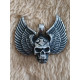 winged skull head Stainless Steel pendant